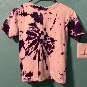 Purple Tie Dye T Shirt